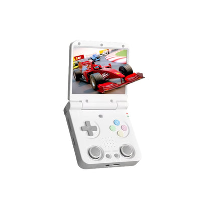 Handheld Game Console Miyoo Flip V2 Clamshell with 3.5-inch IPS, 128GB or 64GB stock-system card Options, 3000mAh Battery, HDMI