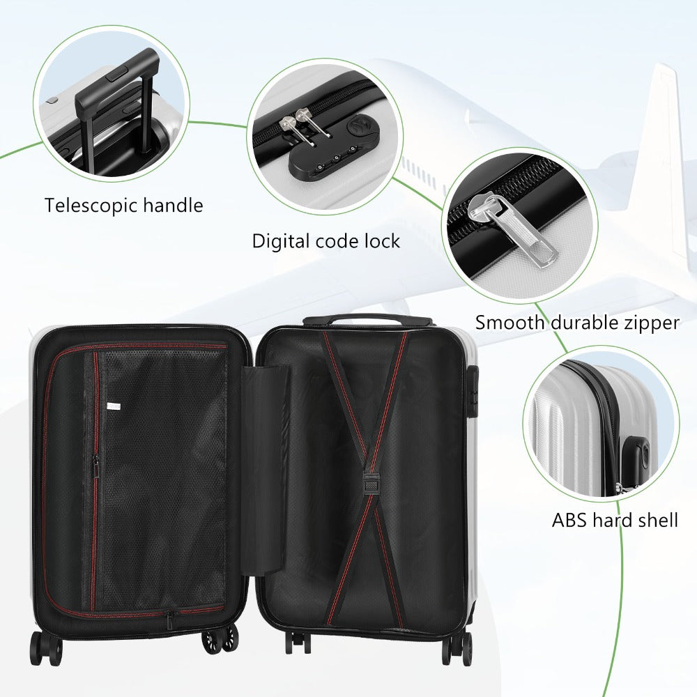 Luggage Set – 2 Piece, 20 Inch, 14 Inch, Hardshell – detail view 17