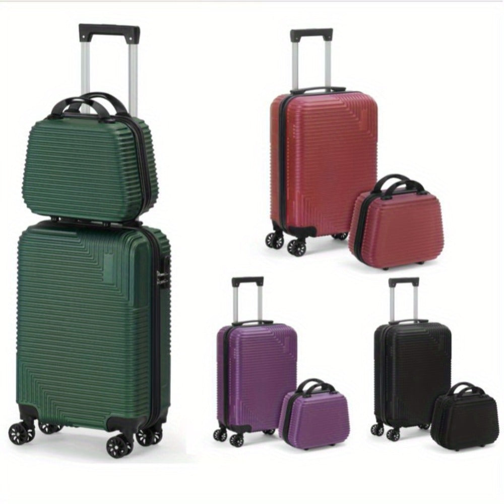 Luggage Set – 2 Piece, 20 Inch, 14 Inch, ABS Hardshell – front view