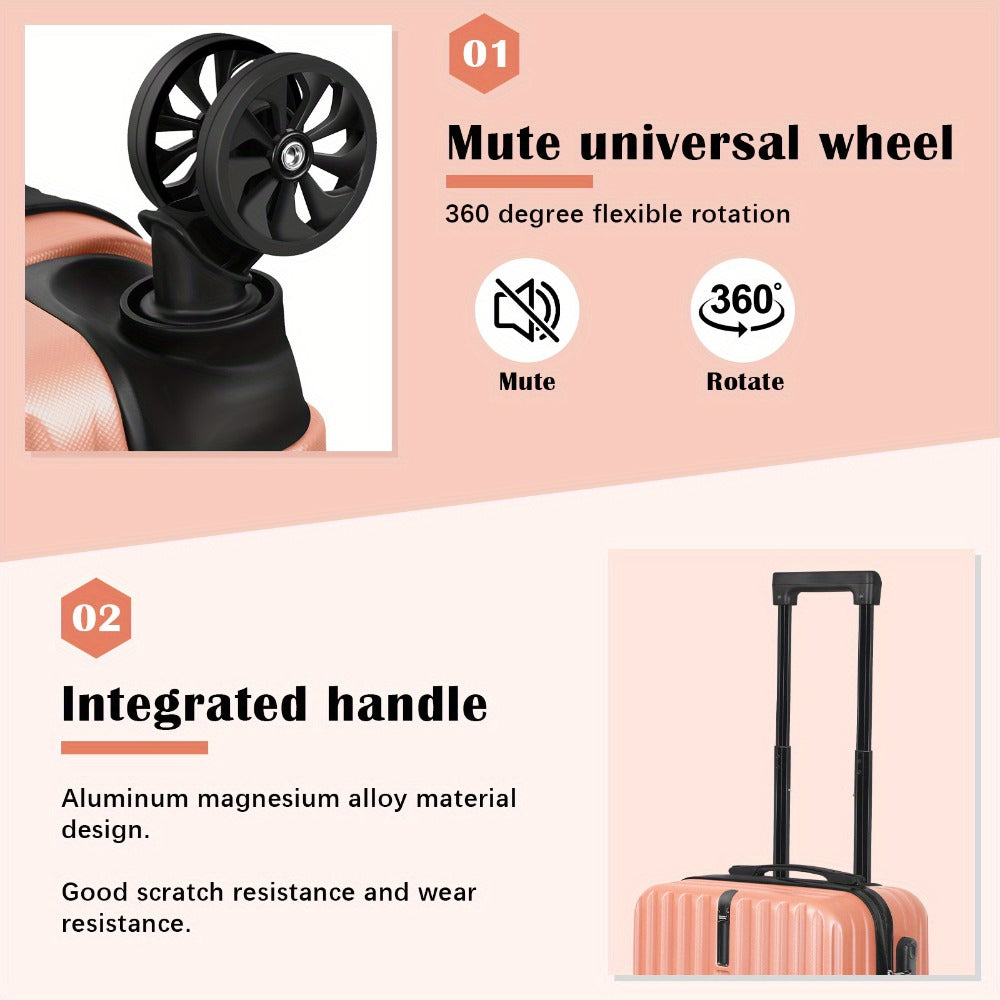Luggage Set – 2 Piece, 20 Inch, 14 Inch, Combination Lock – detail view 11