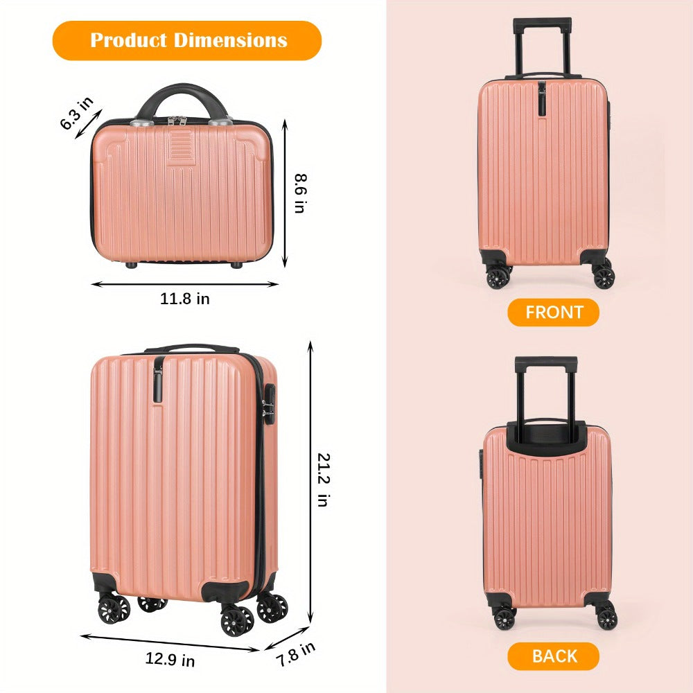 Luggage Set – 2 Piece, 20 Inch, 14 Inch, Combination Lock – detail view 12