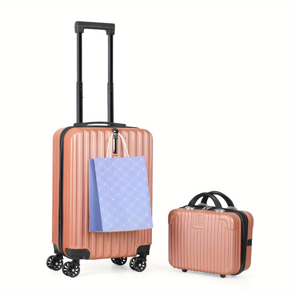 Luggage Set – 2 Piece, 20 Inch, 14 Inch, Combination Lock – front view