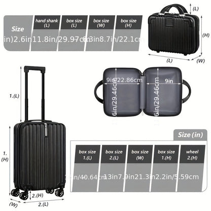 Luggage Set – 2 Piece, 20 Inch, 14 Inch, Spinner Wheels – detail view 8