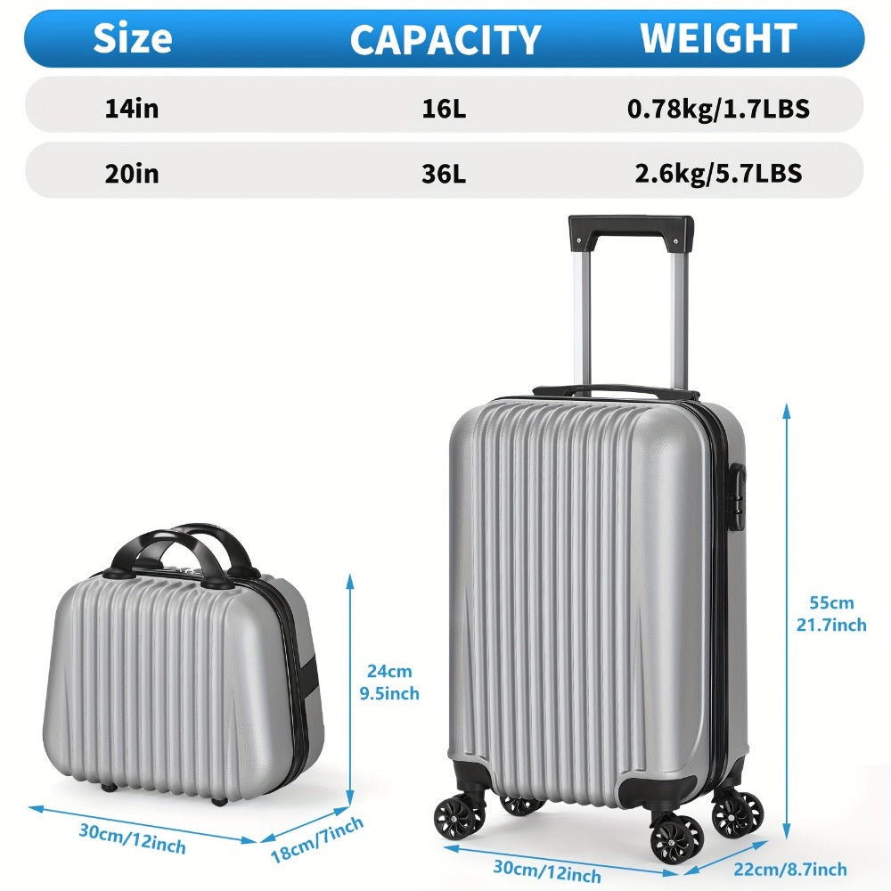Luggage Set – 2-Piece, 20 Inch, Hardshell, for Travel & Work – detail view 43