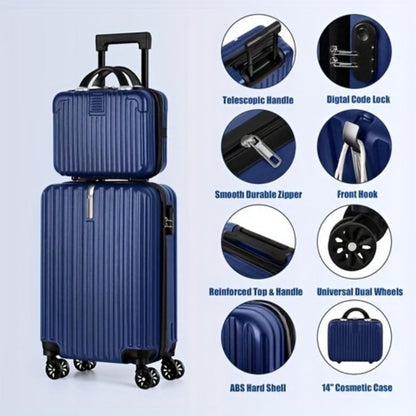 Luggage Set – 2-Piece, 20 Inch, Hardshell, for Travel & Work – detail view 54