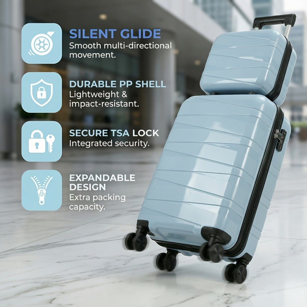 Luggage Set – 2 Piece, 20 Inch, 14 Inch, ABS Hardshell – detail view 15