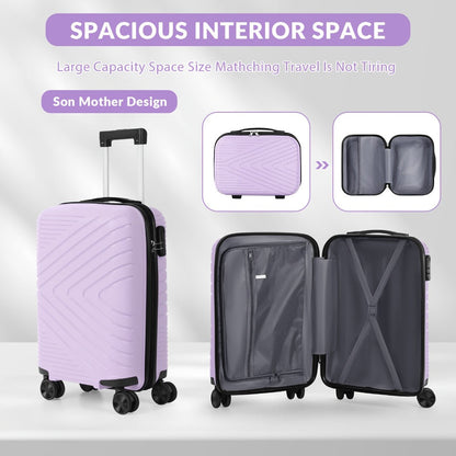 Luggage Set – 2 Piece, Lightweight, for Travel & School – detail view 4