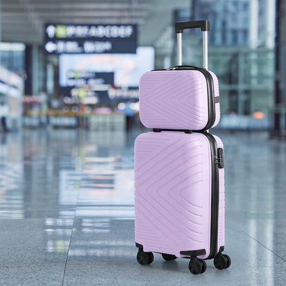 Luggage Set – 2 Piece, Lightweight, for Travel & School – front view