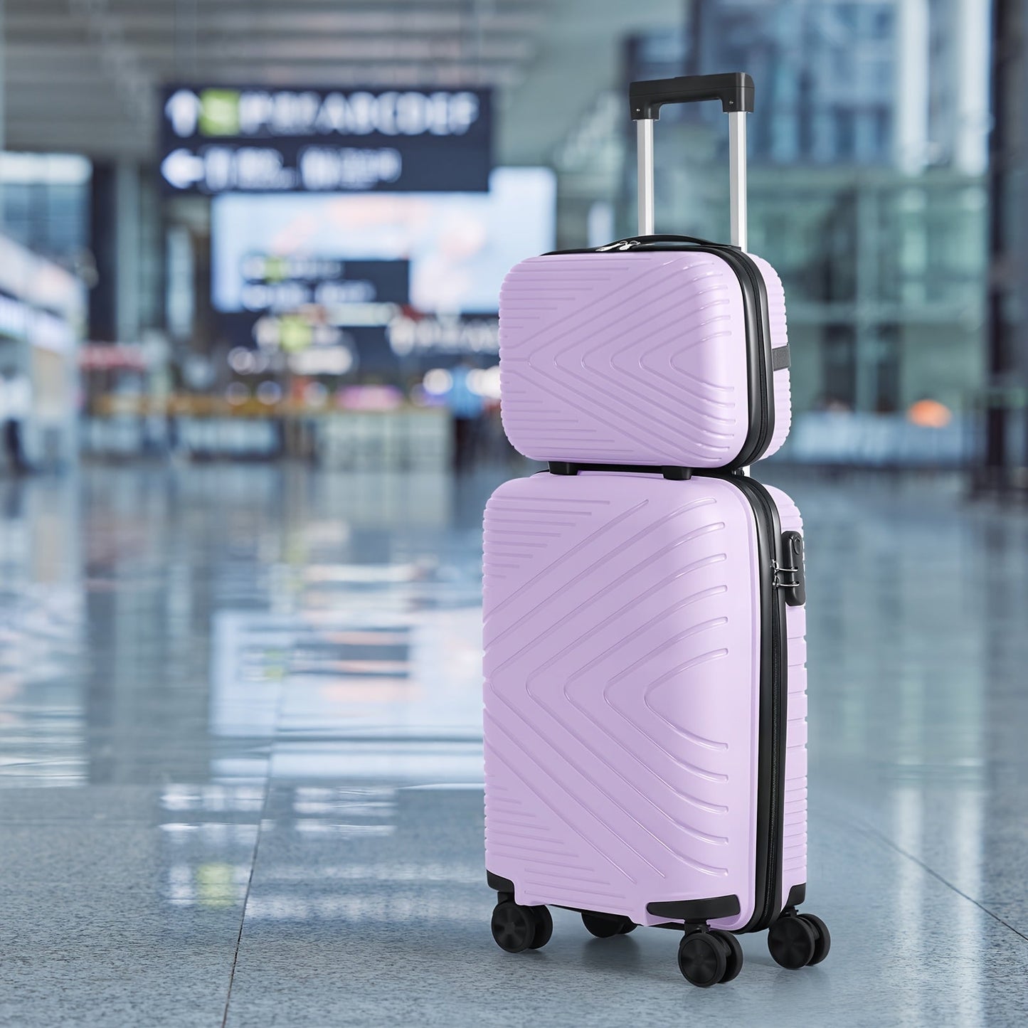 Luggage Set – 2 Piece, Lightweight, for Travel & School – detail view 12