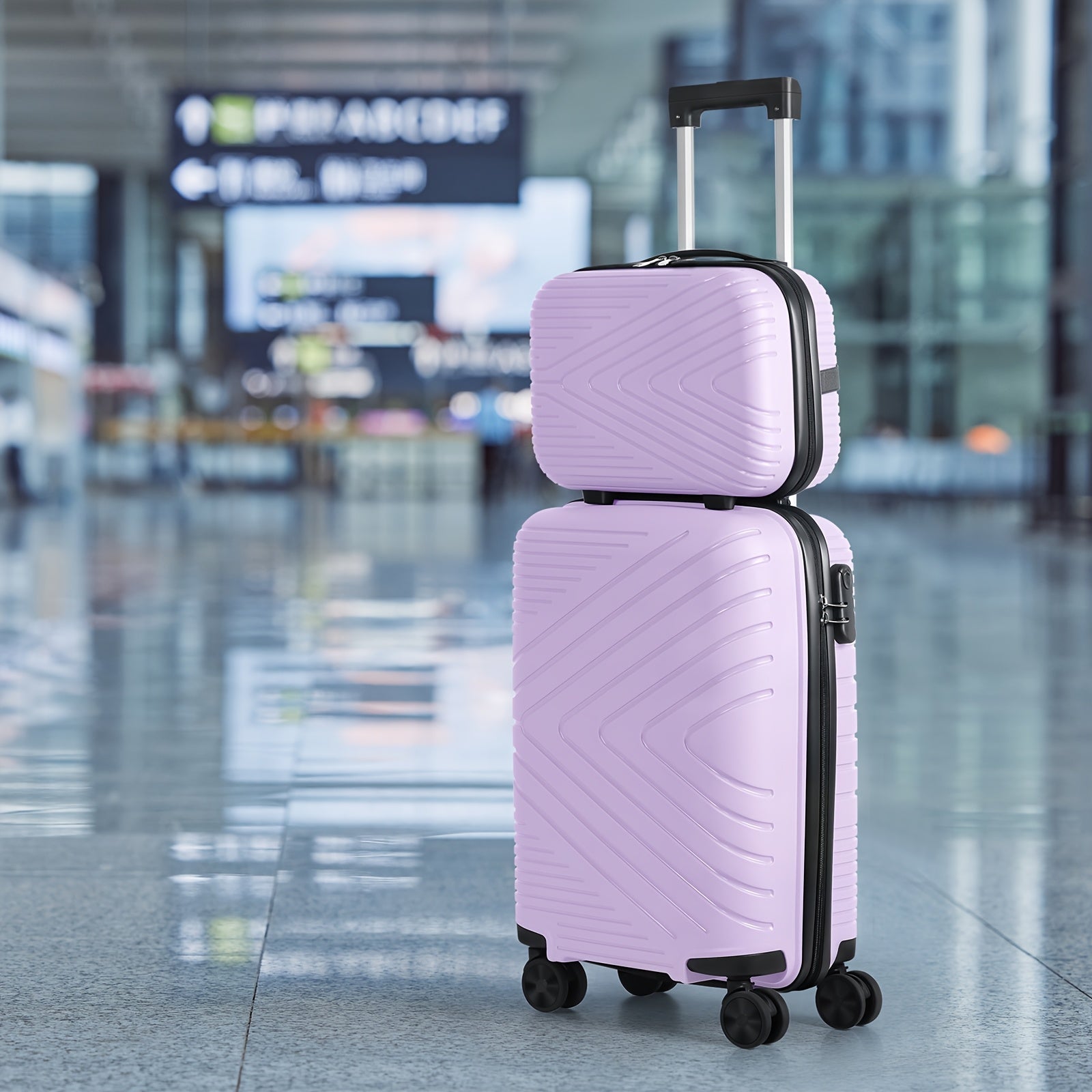Luggage Set – 2 Piece, Lightweight, for Travel & School – detail view 12