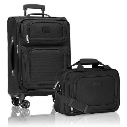 Luggage Set – 2 Piece, Soft Shell, Expandable, Spinner Wheels – detail view 25