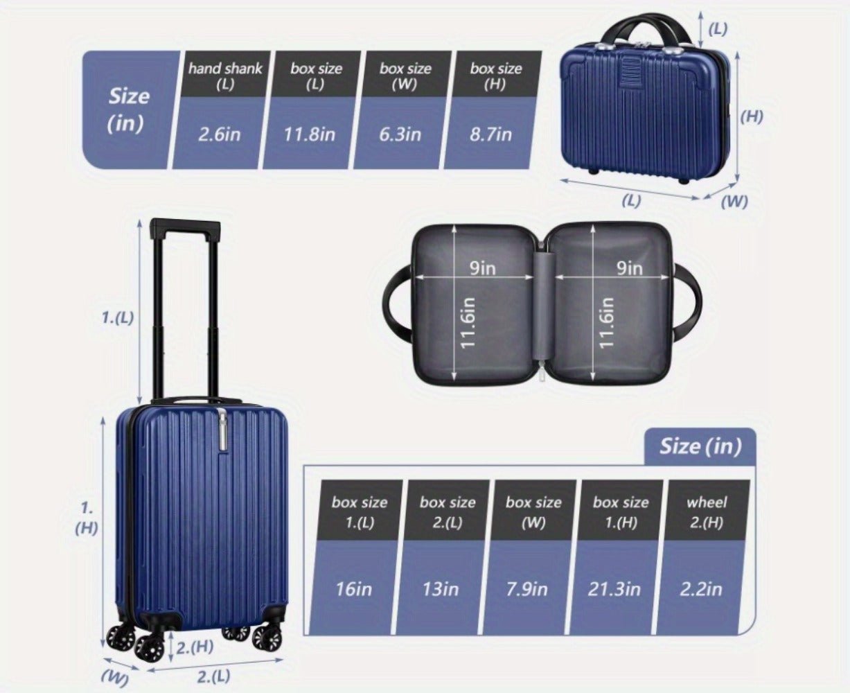 Luggage Set – 2-Piece, TSA Lock, Spinner Wheels, for Travel – detail view 9