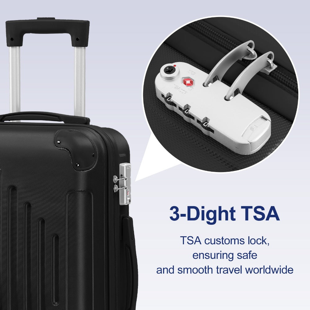 Luggage Set – 2-Piece, TSA Lock, Lightweight, for Travel – detail view 11
