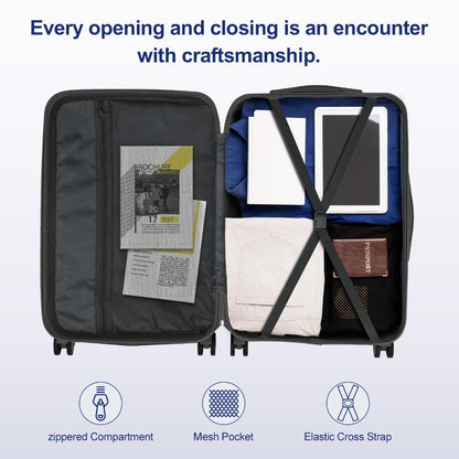 Luggage Set – 2-Piece, TSA Lock, Lightweight, for Travel – detail view 8