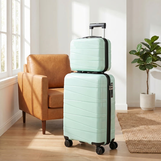 Luggage Set – 20 Inch, 14 Inch, ABS Hardshell, Spinner Wheels – alternate view
