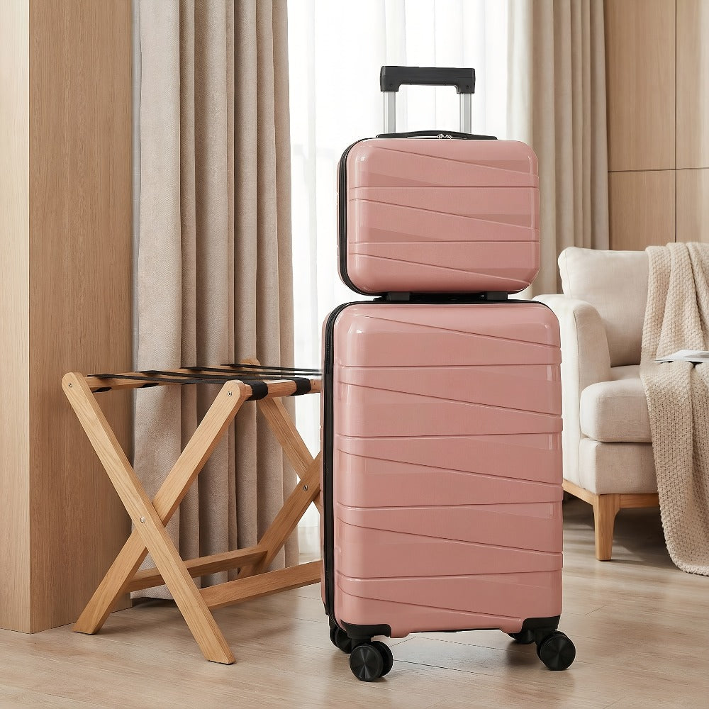 Luggage Set – 20 Inch, 14 Inch, ABS Hardshell, Spinner Wheels – detail view 3