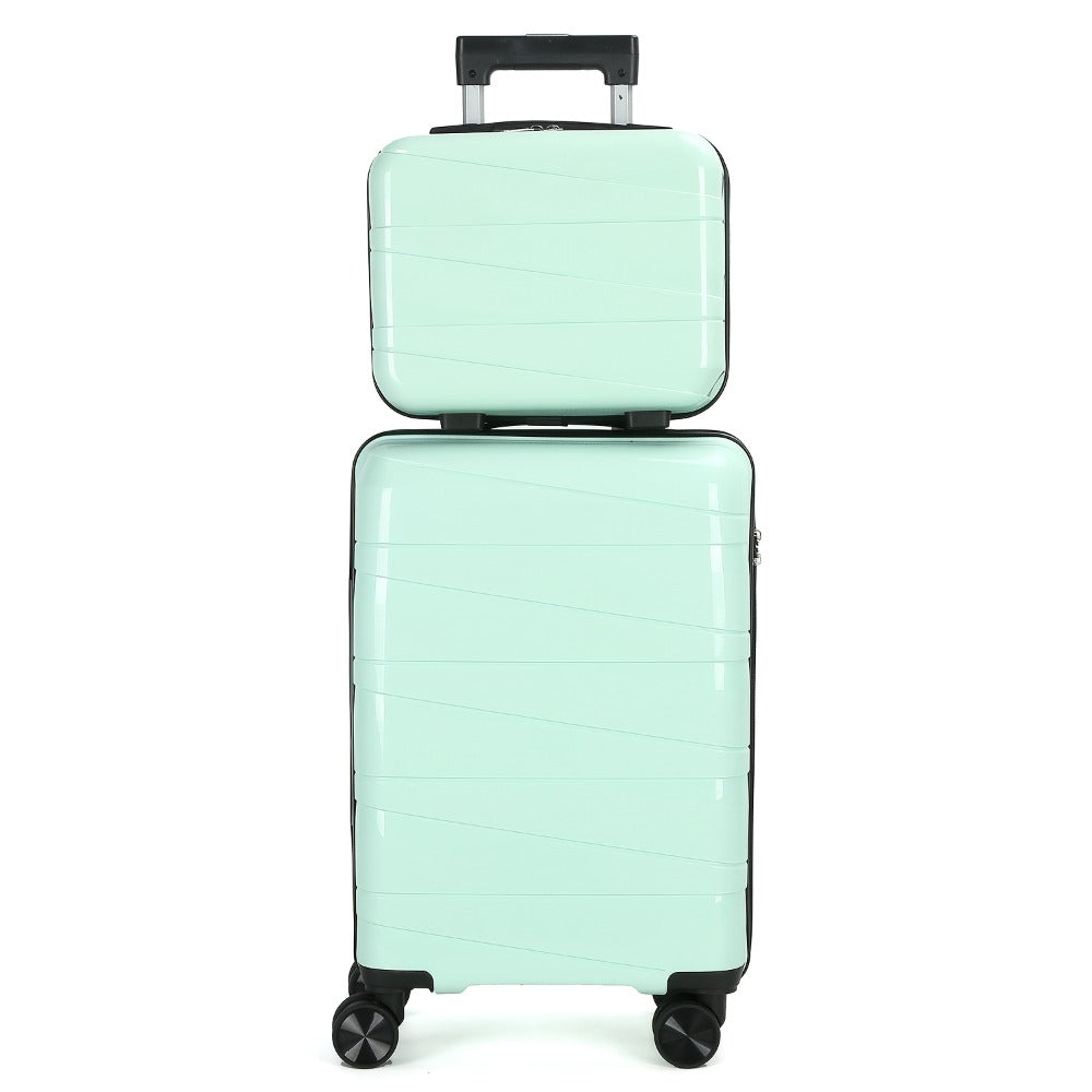 Luggage Set – 20 Inch, 14 Inch, ABS Hardshell, Spinner Wheels – detail view 4