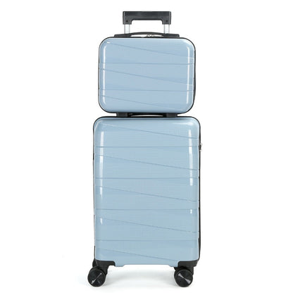 Luggage Set – 20 Inch, 14 Inch, ABS Hardshell, Spinner Wheels – detail view 6