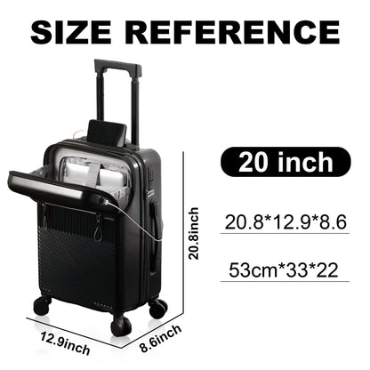 Luggage Set – 20 Inch, Hardshell, USB Charging, TSA Lock – detail view 32