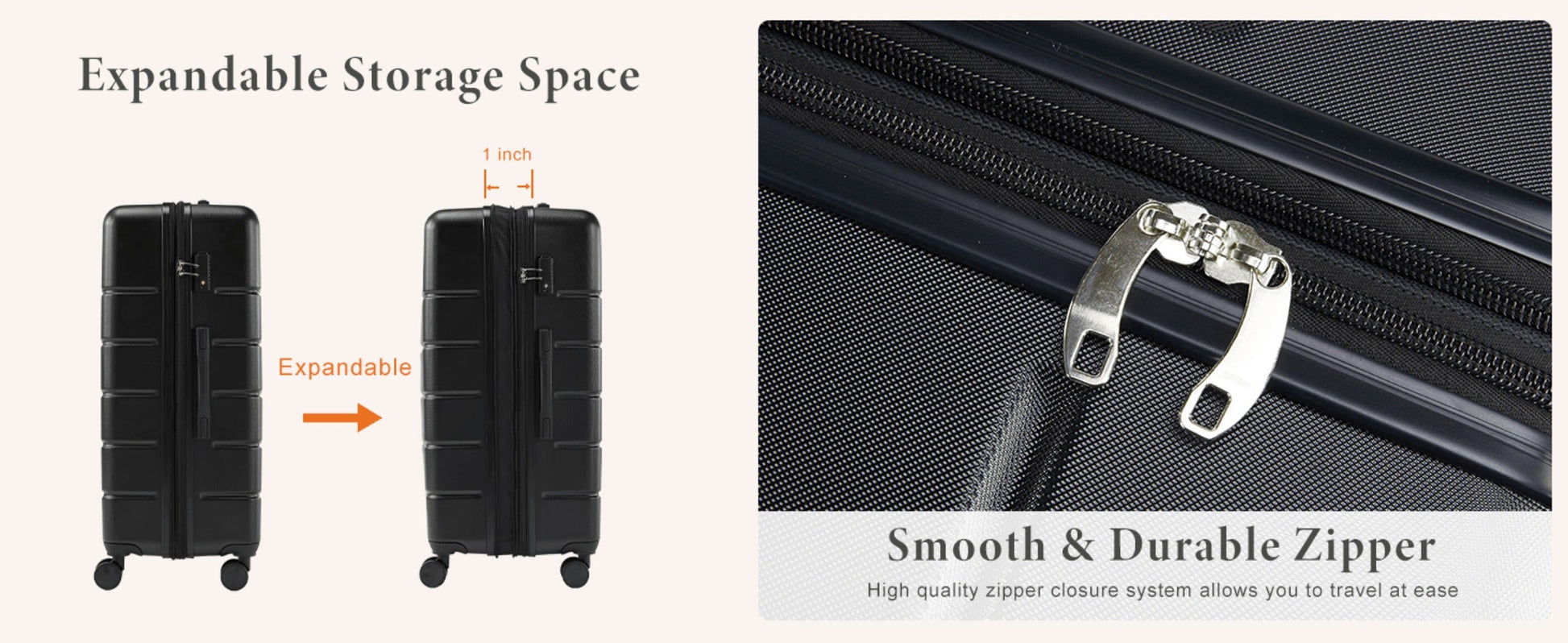 Luggage Set – 28 Inch, TSA Lock, Spinner Wheels, Lightweight – detail view 20