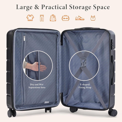 Luggage Set – 28 Inch, TSA Lock, Spinner Wheels, Lightweight – detail view 5