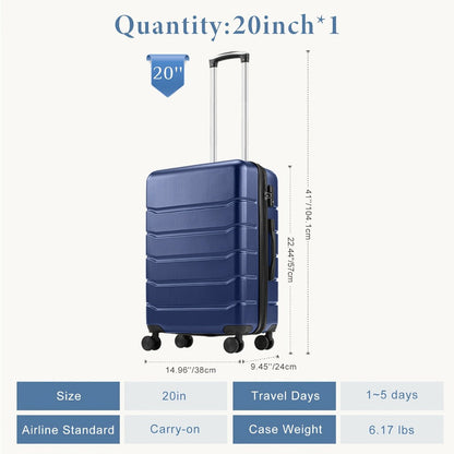 Luggage Set – 28 Inch, TSA Lock, Spinner Wheels, Lightweight – detail view 6