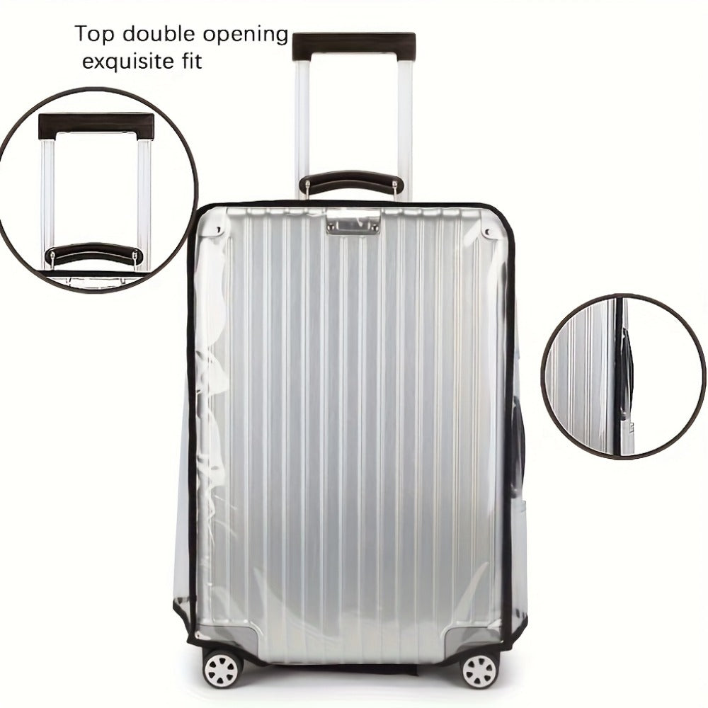 Luggage Set – 3 Pack, 28 Inch, PVC, Clear – detail view 6