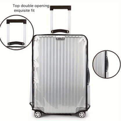 Luggage Set – 3 Pack, 28 Inch, PVC, Clear – detail view 6