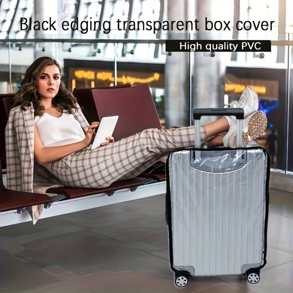 Luggage Set – 3 Pack, 28 Inch, PVC, Clear – detail view 8