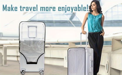 Luggage Set – 3 Pack, 28 Inch, PVC, Clear – detail view 9
