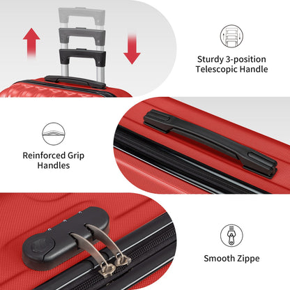 Luggage Set – 3 Piece, 12 Colors, 28 Inch, ABS Hardshell – detail view 11