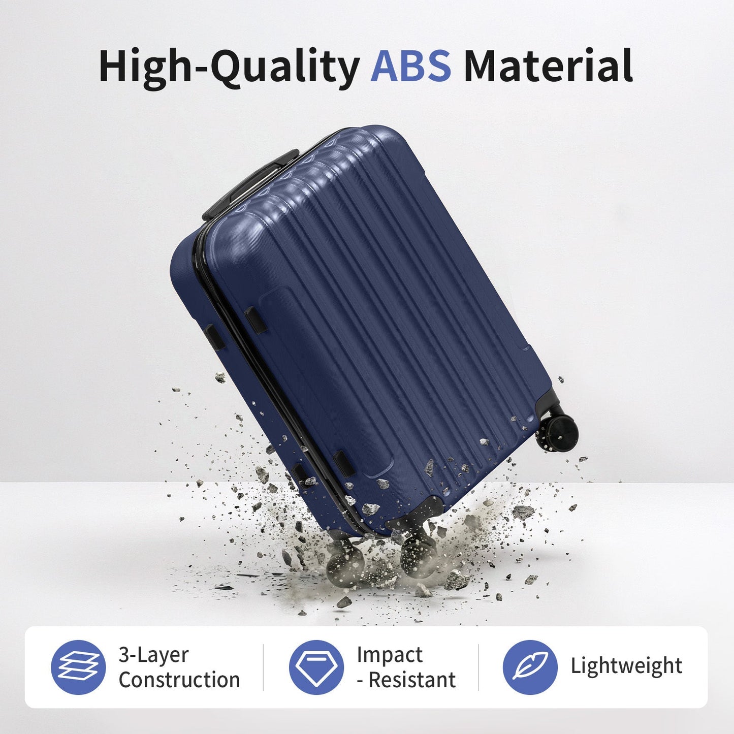 Luggage Set – 3 Piece, 12 Colors, 28 Inch, ABS Hardshell – detail view 16