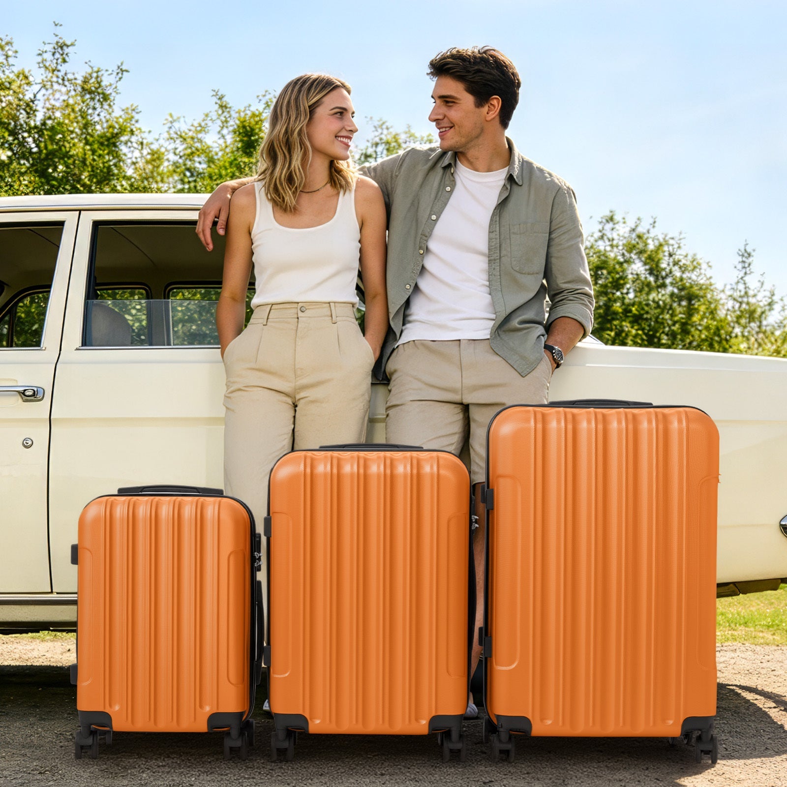 Luggage Set – 3 Piece, 12 Colors, 28 Inch, ABS Hardshell – detail view 45