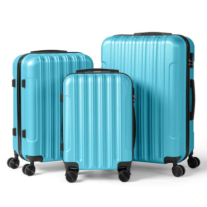 Luggage Set – 3 Piece, 12 Colors, 28 Inch, ABS Hardshell – front view