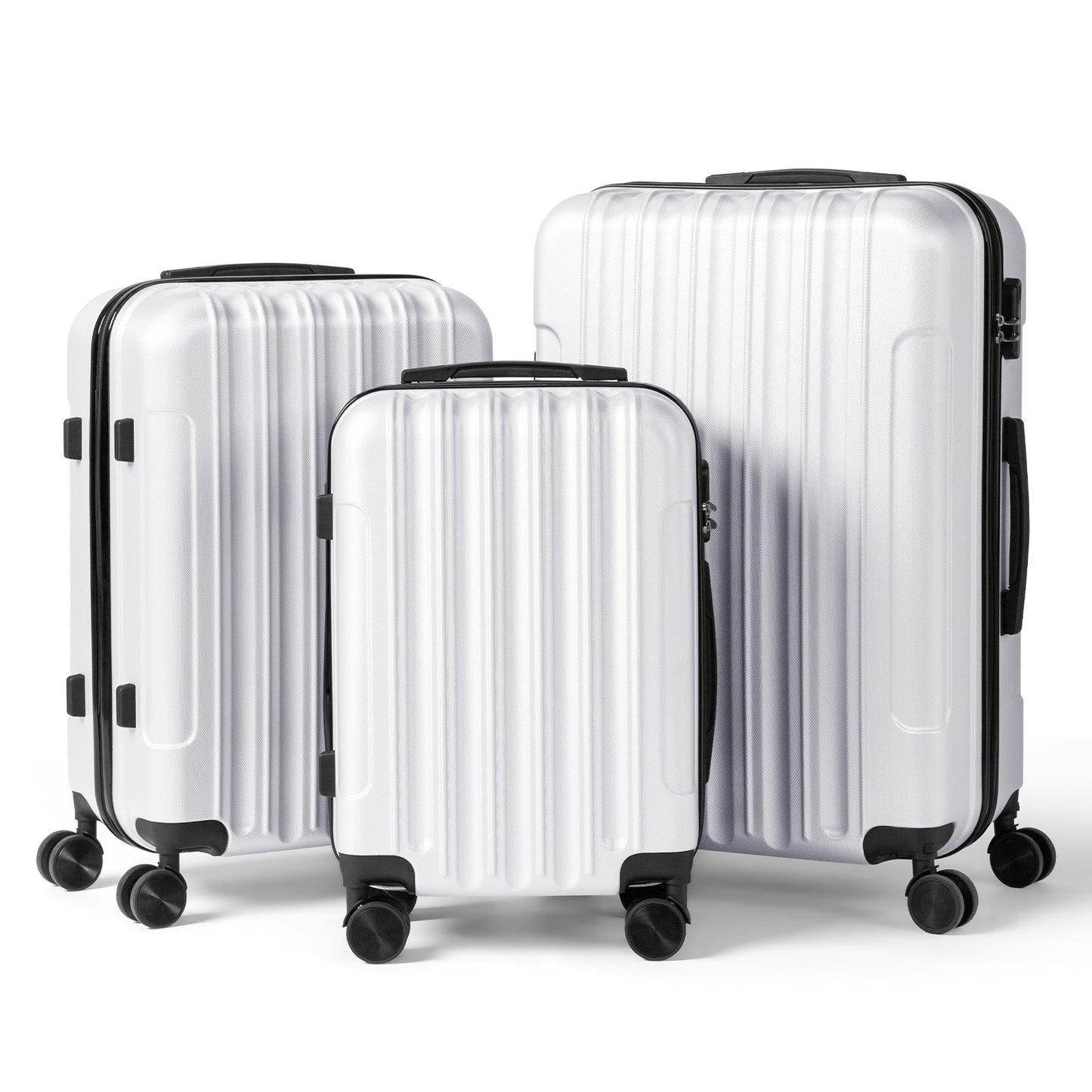 Luggage Set – 3 Piece, 12 Colors, 28 Inch, ABS Hardshell – alternate view