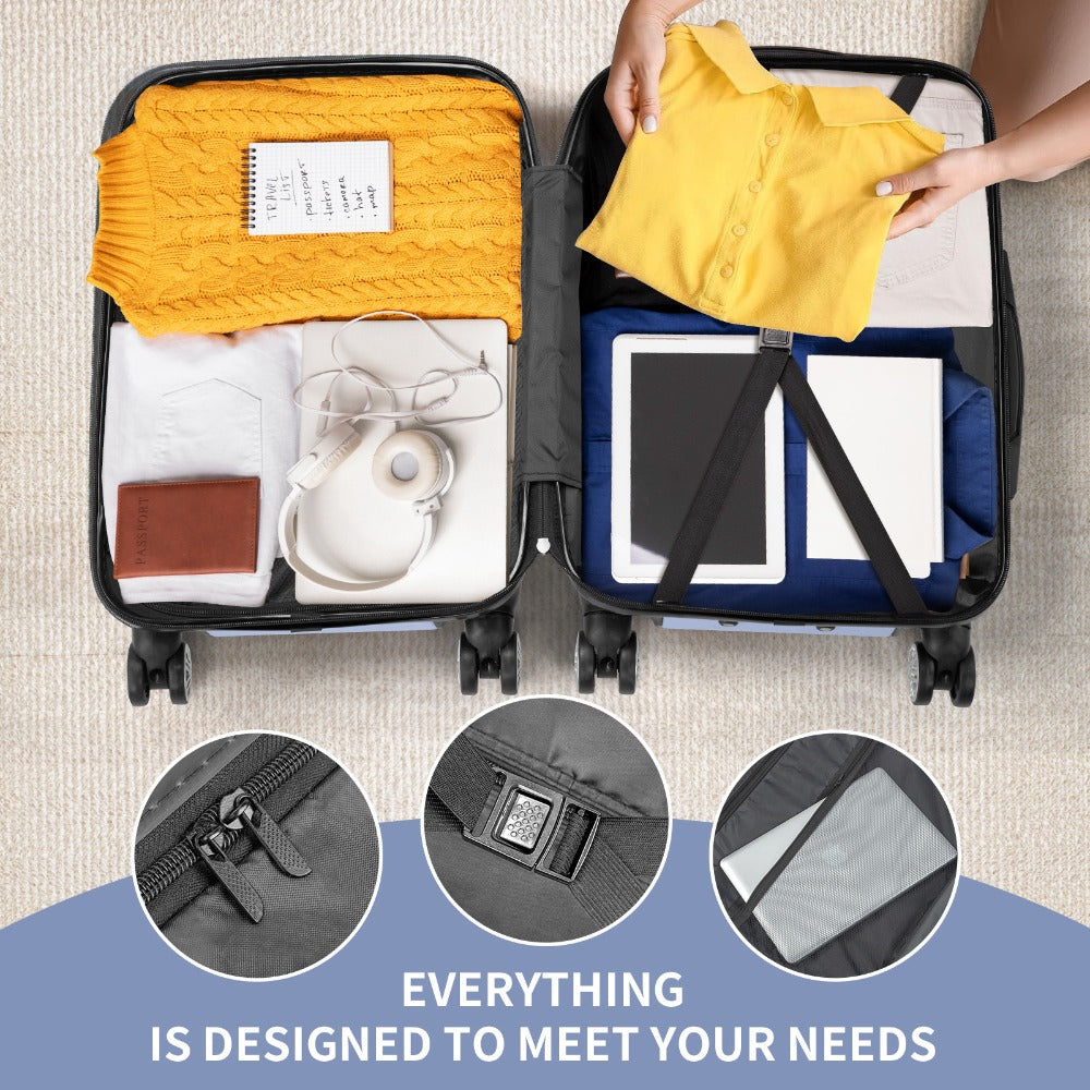 Luggage Set – 3 Piece, 28 Inch, Hardshell, Spinner Wheels – detail view 9
