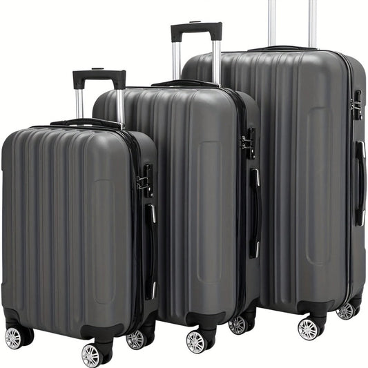 Luggage Set – 3 Piece, 28 Inch, Hardshell, Spinner Wheels – front view