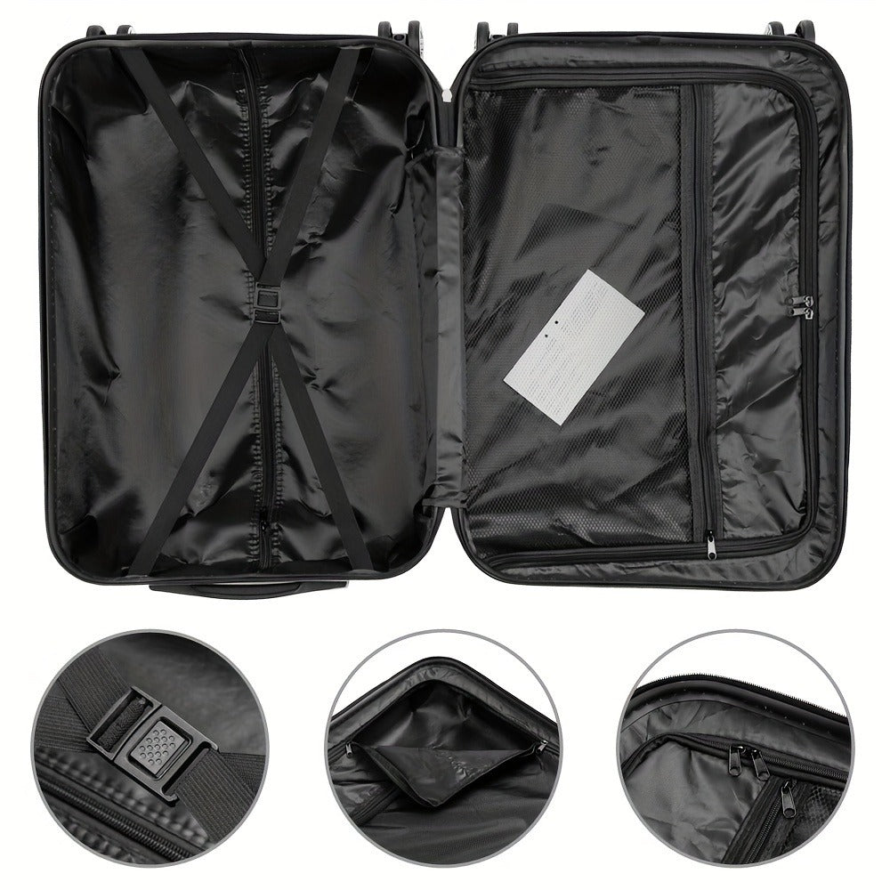 Luggage Set – 3 Piece, 28 Inch, ABS Hardshell, Combination Lock – detail view 20