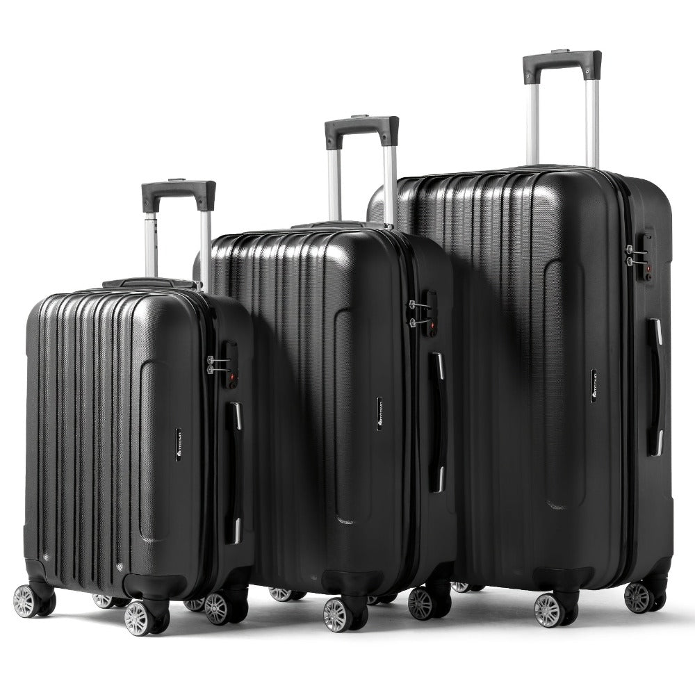 Luggage Set – 3 Piece, 28 Inch, ABS Hardshell, Combination Lock – detail view 4