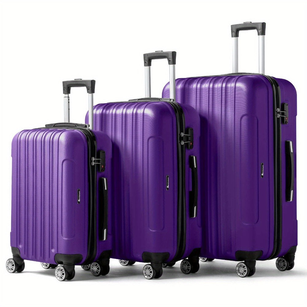 Luggage Set – 3 Piece, 28 Inch, Hardshell, Spinner Wheels – alternate view