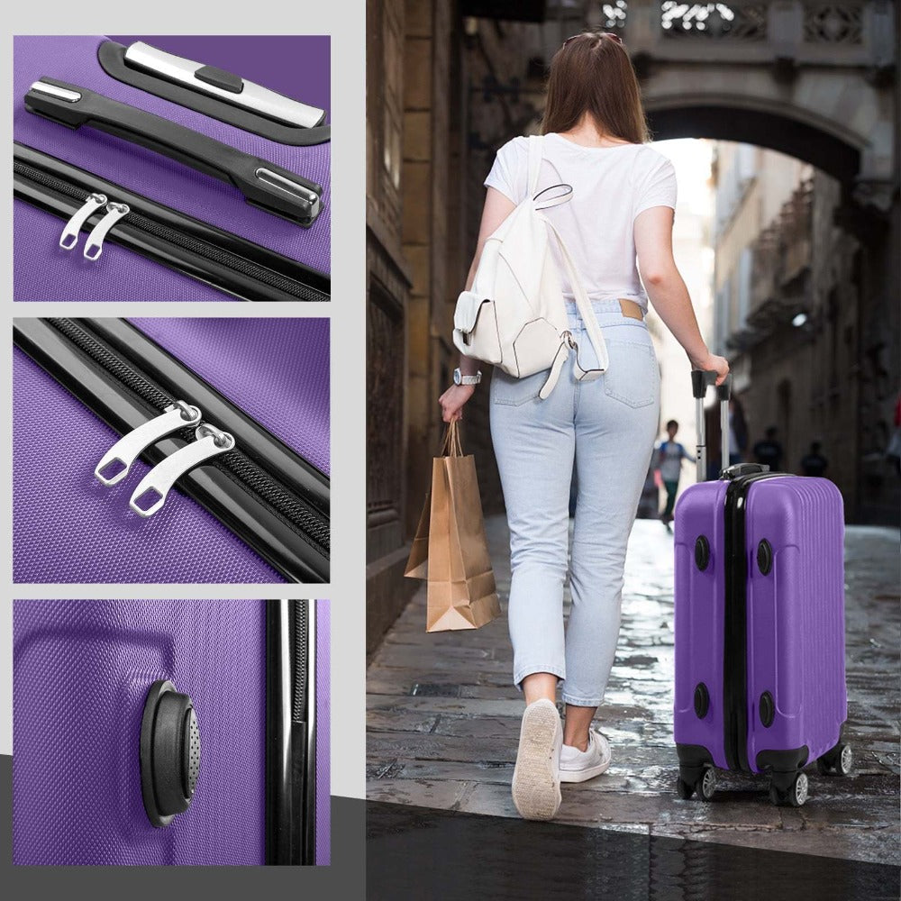 Luggage Set – 3 Piece, 28 Inch, Hardshell, Spinner Wheels – detail view 7