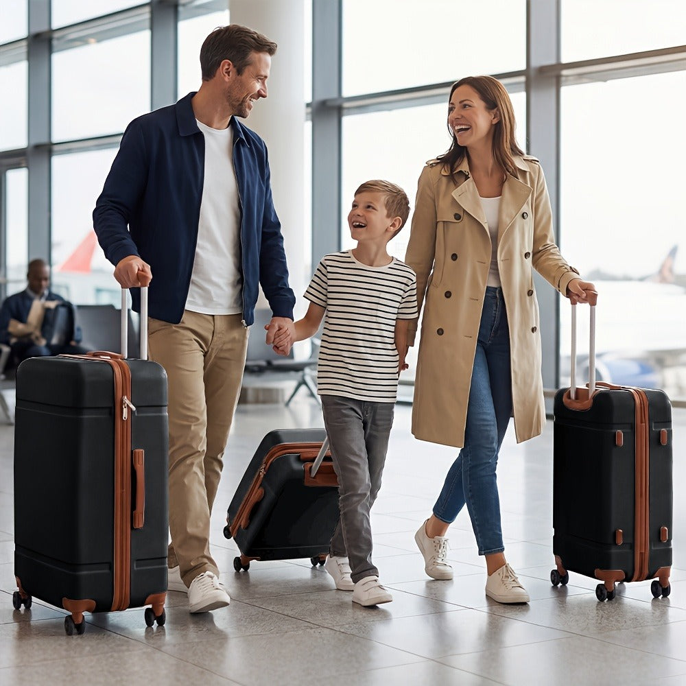 Luggage Set – 3 Piece, 28 Inch, ABS Hardshell, Spinner Wheels – detail view 11
