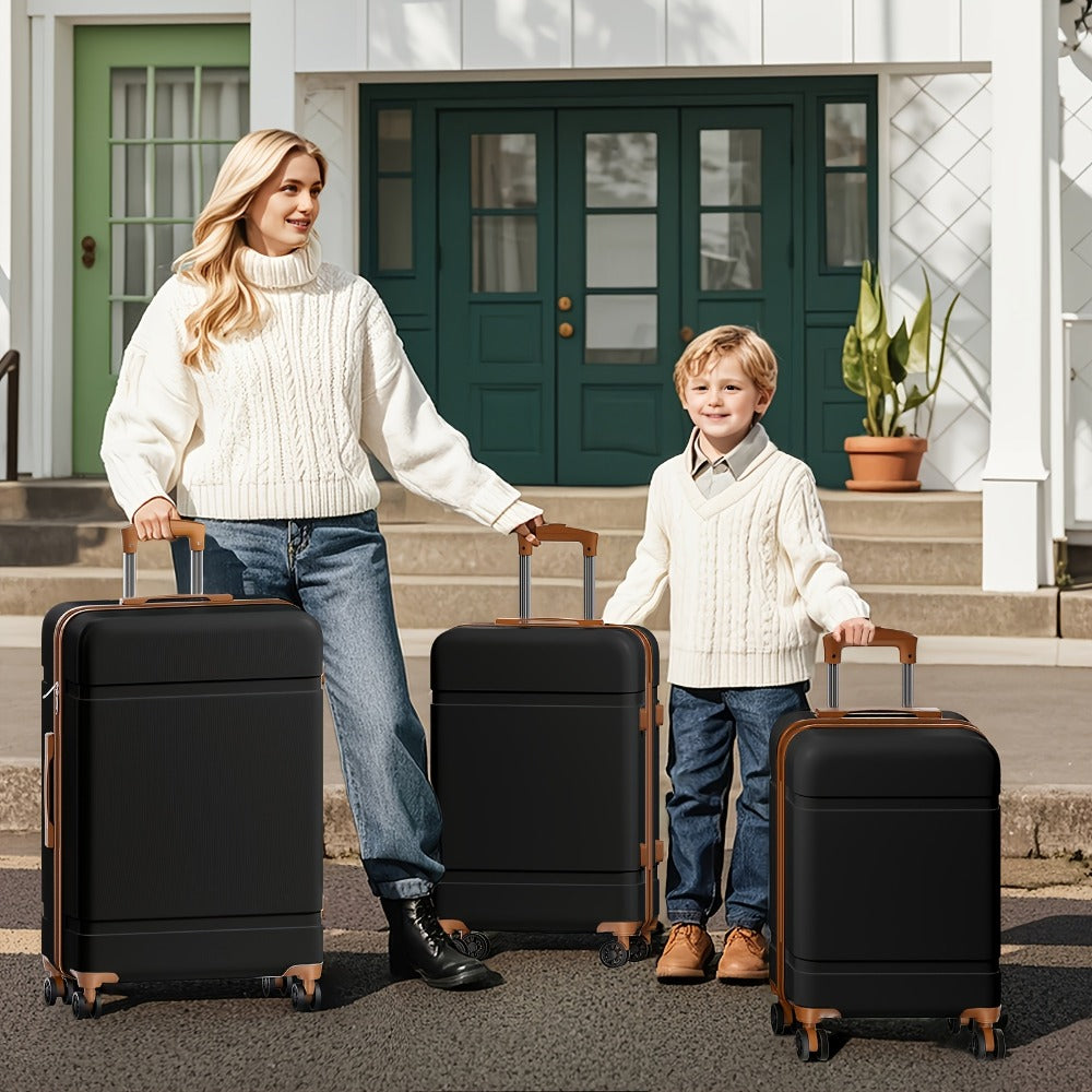 Luggage Set – 3 Piece, 28 Inch, ABS Hardshell, Spinner Wheels – detail view 16