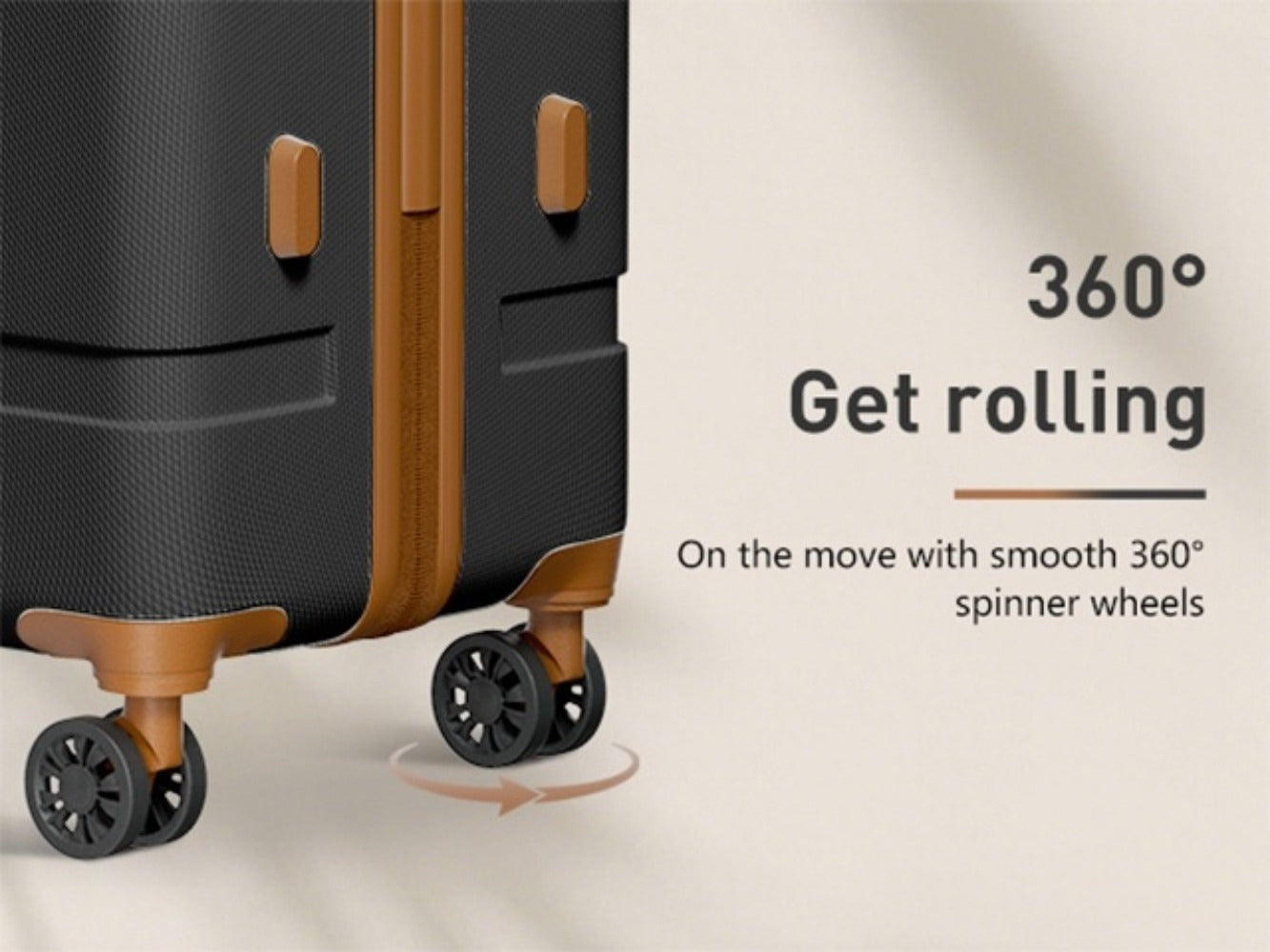 Luggage Set – 3 Piece, 28 Inch, ABS Hardshell, Spinner Wheels – detail view 18