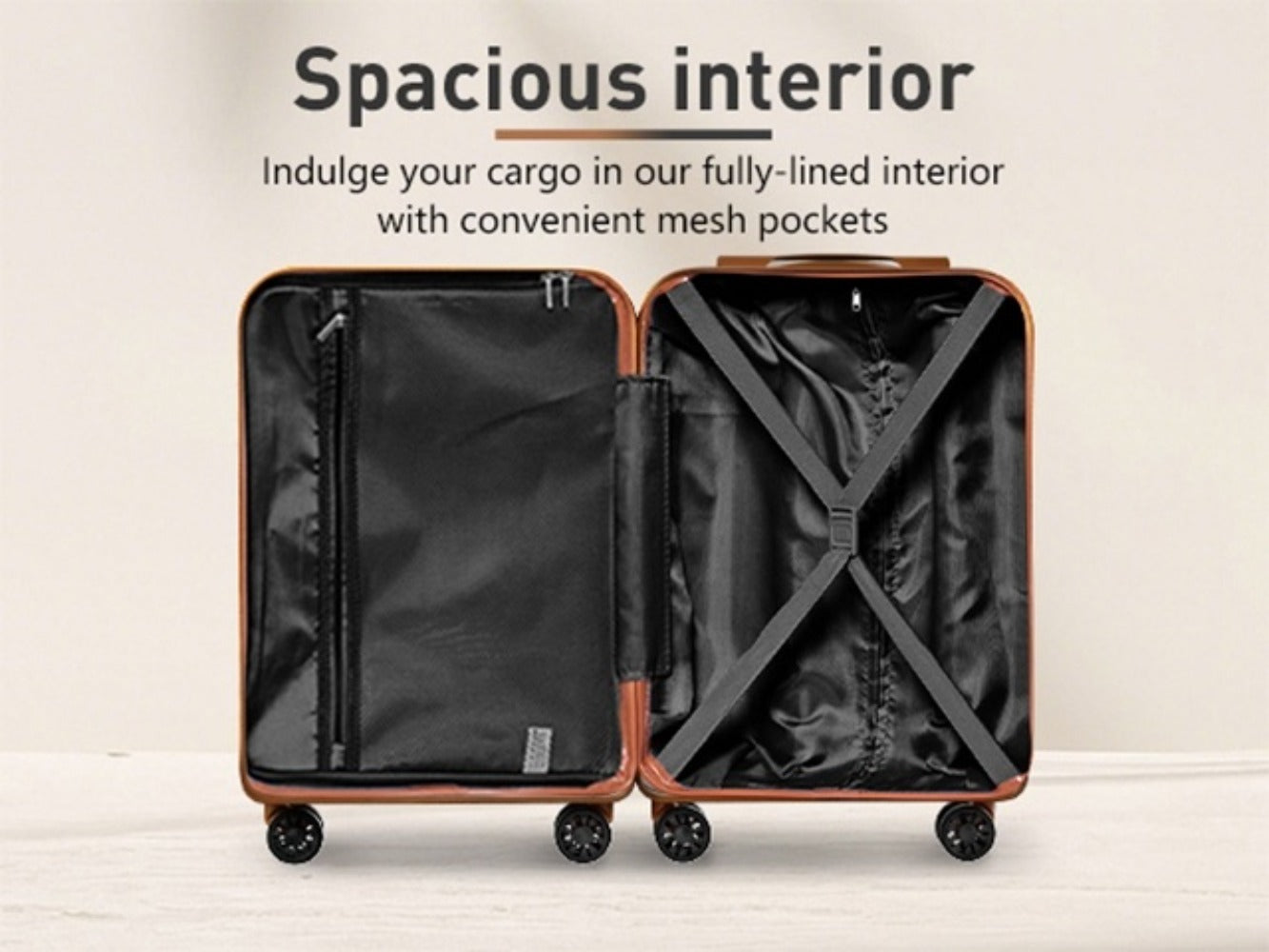 Luggage Set – 3 Piece, 28 Inch, ABS Hardshell, Spinner Wheels – detail view 20