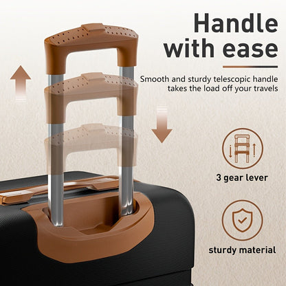 Luggage Set – 3 Piece, 28 Inch, ABS Hardshell, Spinner Wheels – detail view 7