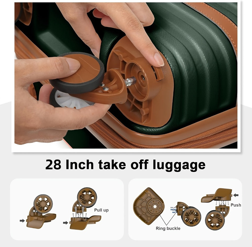 Luggage Set – 3 Piece, 28 Inch, Hardshell, TSA Lock – detail view 21