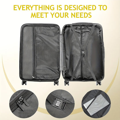 Luggage Set – 3 Piece, 28 Inch, Hardshell, TSA Lock – detail view 14