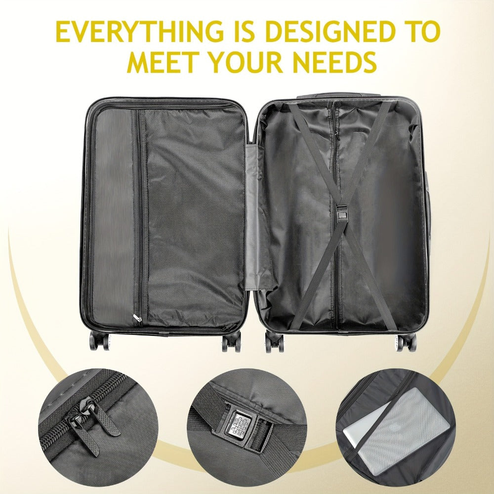 Luggage Set – 3 Piece, 28 Inch, Hardshell, TSA Lock – detail view 4