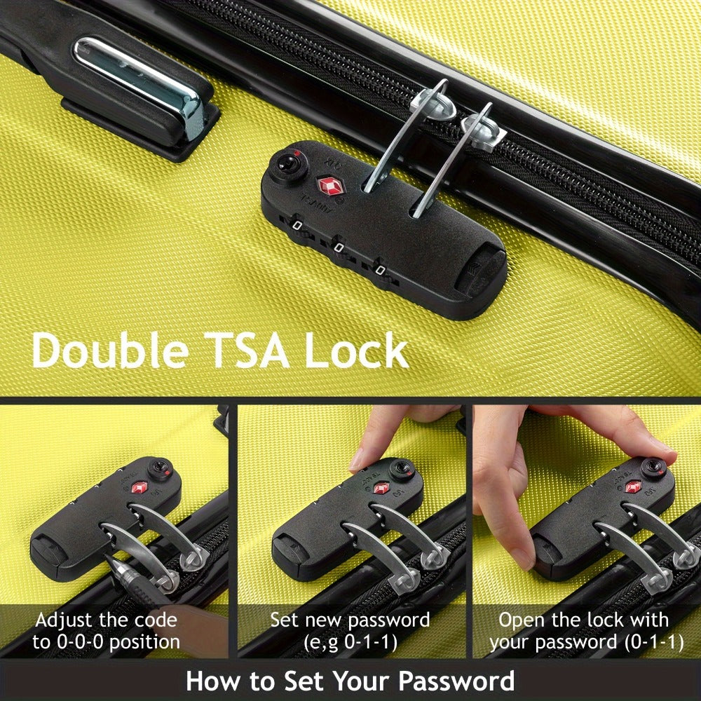 Luggage Set – 3 Piece, 28 Inch, Hardshell, TSA Lock – detail view 7